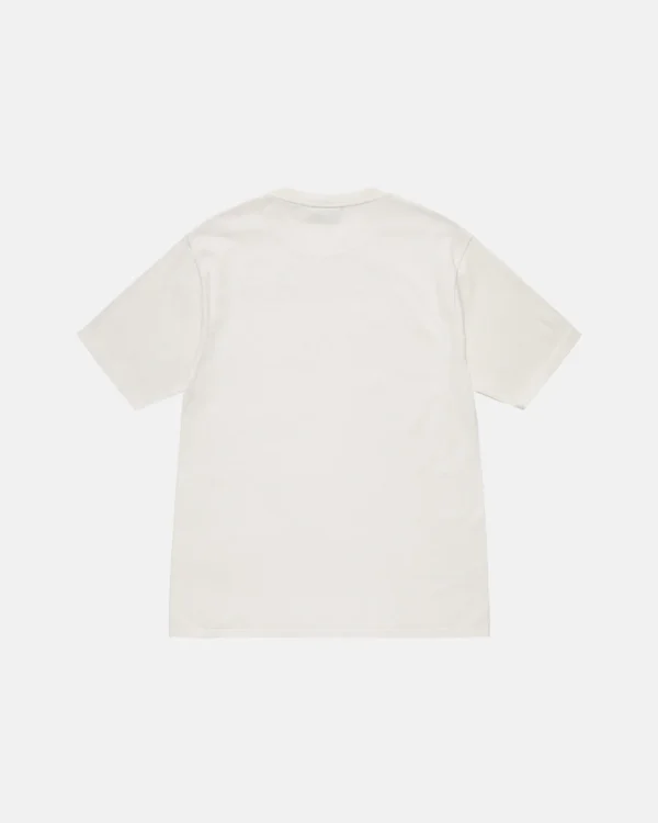 EMBLEM WHITE TEE PIGMENT DYED