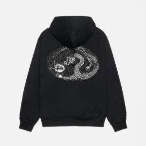 MOSAIC DRAGON HOODIE PIGMENT DYED