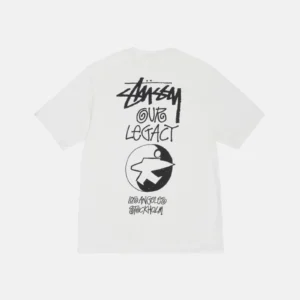 OUR LEGACY WORK SHOP SURFMAN TEE PIGMENT WHITE DYED