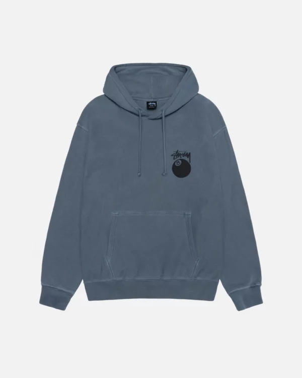 8 BALL HOODIE PIGMENT DYED