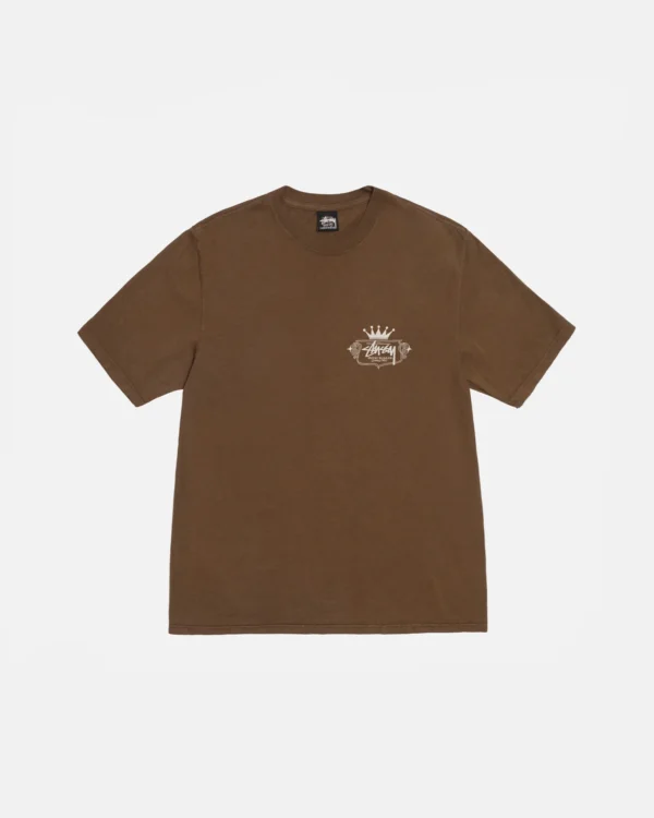 BUILT TO LAST BROWN TEE PIGMENT DYED