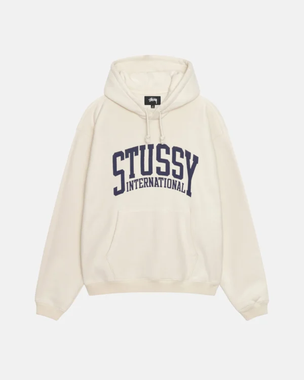 RELAXED IVORY HOODIE INTERNATIONAL